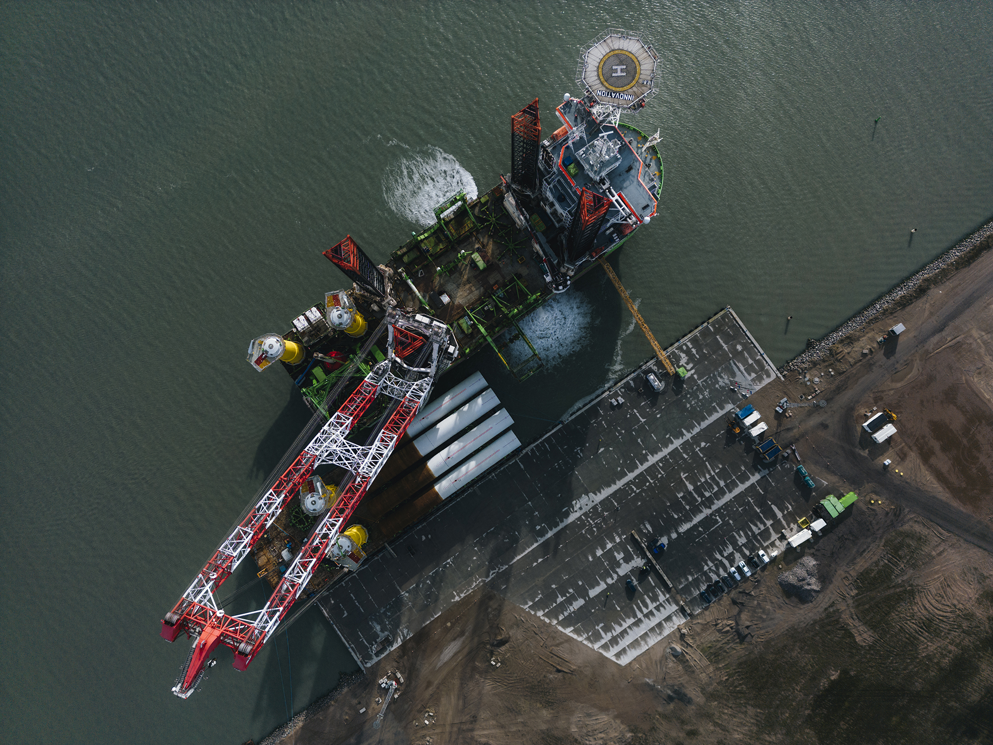 Offshore Foundation Installation Vesterhav DJI 0263 Web