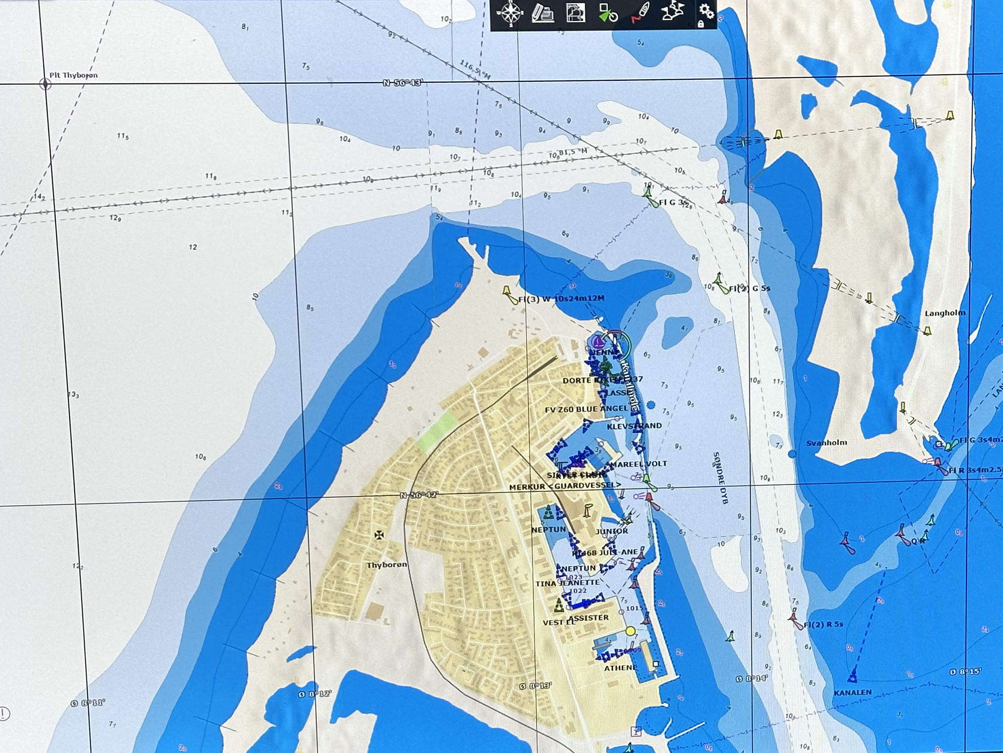 Nautical Charts Thyboron Port 6787 Web