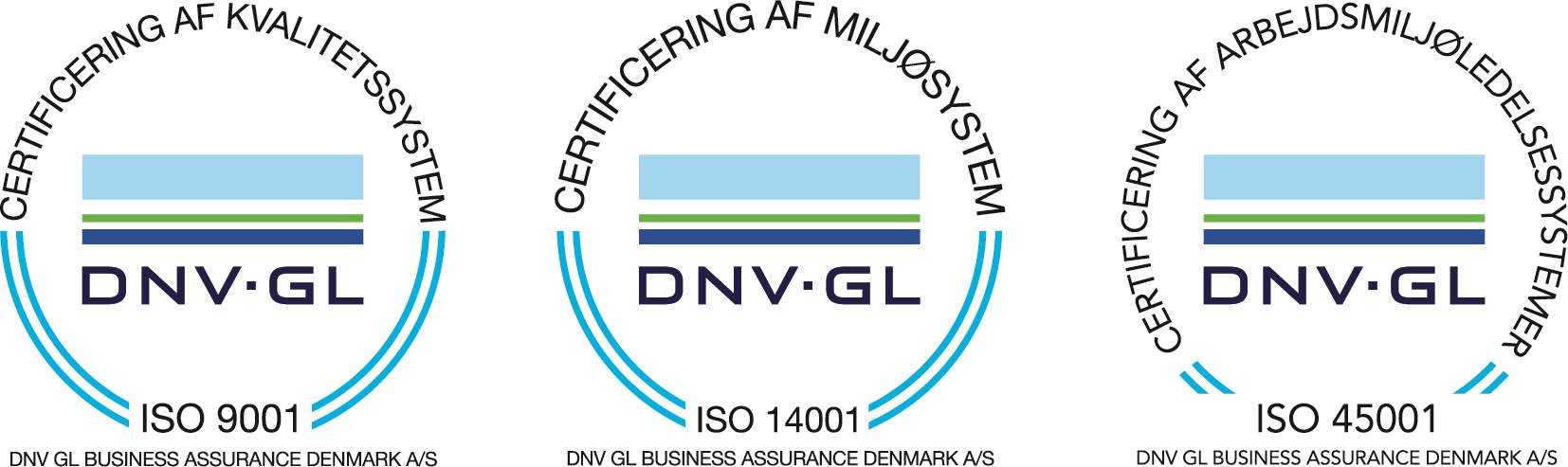 DK ISO9001 ISO14001 ISO45001 Aligned COL Outline